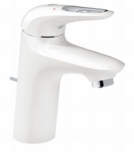 Grohe Eurostyle New M-size Wastafelkraan Met Waste Moonwhite