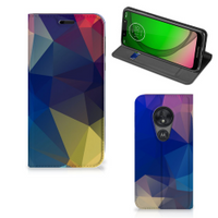 Motorola Moto G7 Play Stand Case Polygon Dark