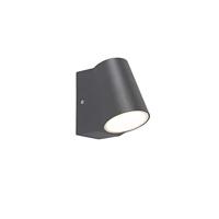 QAZQA - Modern Buitenlamp antraciet met licht-donker sensor incl. LED - Uma | Buitenverlichting - Aluminium - (niet vervangbare) led LED inbegrepen - Max. 1 x 6 Watt