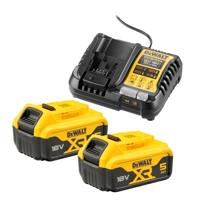 DeWALT DCB1104P2 Starterset 2x DCB184 Accu 5.0Ah 18V XR + Multilader DCB1104