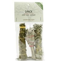 Smugde 3 pack witte salie ceder & mugwort - thumbnail