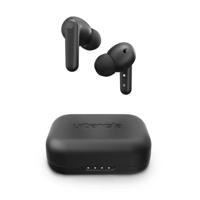 Urbanista London True Draadloze Oordopjes, hoofdtelefoon actieve ruisonderdrukking, 25 uur afspeeltijd, draadloze oplaadcase, bluetooth 5.0, uitstekende belkwaliteit, compatibel Android en iOS, Zwart