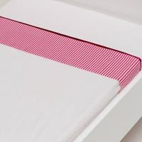 Bedlaken Briljant Jenny Streep Fuchsia Baby (katoen) - 75 x 100 cm