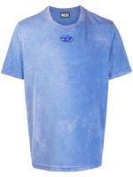 Diesel t-shirt à imprimé tie-dye - Bleu