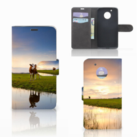 Motorola Moto G5 Telefoonhoesje met Pasjes Koe