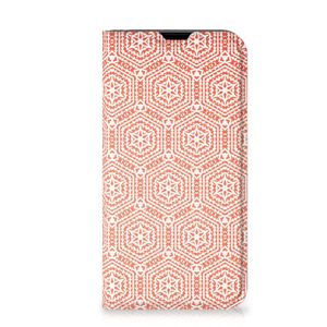 iPhone 13 Mini Hoesje met Magneet Pattern Orange