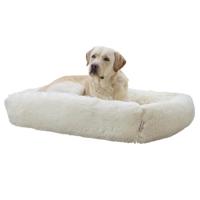 Kerbl Pet Knuffelbed Fluffy, crème, 100x70cm