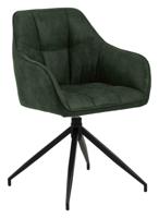 Bendt Eetkamerstoel Brenda, Draaibaar - Olijfgroen
