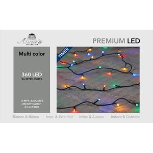 Anna's Collection LED kerstverlichting 360 lampjes gekleurd buiten/binnen   -