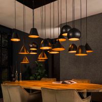 LifestyleFurn Hanglamp Shandell Artic black, 18-lamps - Artic zwart - thumbnail