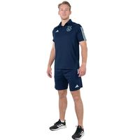 adidas Ajax Polo Trainingsset 2023-2024 Donkerblauw Lichtblauw - thumbnail