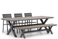 Lifestyle Stella/Forest 240 cm dining tuinset 5-delig - thumbnail