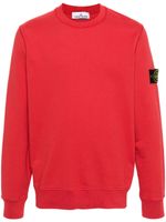 Stone Island sweat en coton à appliqué Compass - Rouge