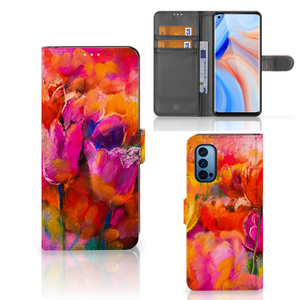 Hoesje OPPO Reno 4 Pro 5G Tulips