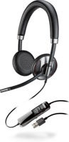 Blackwire C725 - USB Headset - stereo - op oor - met bekabeling - actieve geluidsdemping - USB
