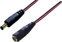 BKL Electronic 075907-4000 DC-connector DC-holle stekker - DC-koppeling 5,5 mm 2,5 mm 5,5 mm 2,5 mm 2,5 mm 4 m