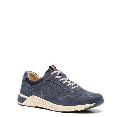 Scapino Van Beers leren sneakers blauw Scapino Van Beers leren sneakers blauw