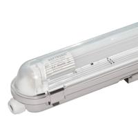 6x LED TL armatuur 120cm - T8 (G13) - 18 Watt 1980 lumen (110lm/W) - 4000K neutraal wit(840) - Koppelbaar - Flikkervrij - IP65 waterdicht - LED TL Lamp