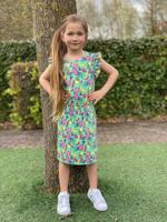 Quapi Meisjes jurk - Faam - Groen fruit