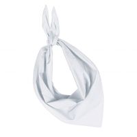 Witte hals zakdoeken bandana style   -