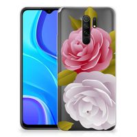 Xiaomi Redmi 9 TPU Case Roses - thumbnail