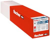fischer 566370 STP 8,0 x 380, 50 STK. PowerFast II houtschroef, zilver