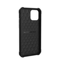 Urban Armor Gear Metropolis Backcover Apple iPhone 12 mini Lederoptiek zwart Stootbestendig, Inductieve lading