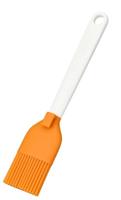Fiskars Siliconen kwast, bakkwast, lengte: 19 cm, kunststof/siliconen, oranje/wit, Functional Form, 1023614
