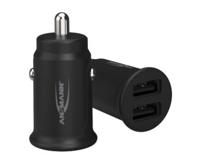 Ansmann InCar Charger CC212 USB-oplader 12 W Auto, Vrachtwagen Uitgangsstroom (max.) 2400 mA Aantal uitgangen: 2 x USB 2.0 bus A - thumbnail