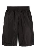 Moncler short de bain à patch logo - Noir