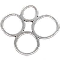 Creotime sieradenhanger 40 mm rond zilver