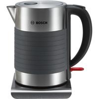 Bosch TWK7S05 waterkoker 1,7 l 2200 W Zwart, Grijs - thumbnail