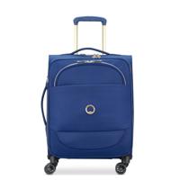 Delsey Montrouge Slim Cabin Trolley Case 4 Wheel 55 Expandable Blue