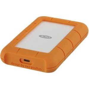 LaCie Rugged USB-C externe harde schijf 4000 GB Oranje, Zilver