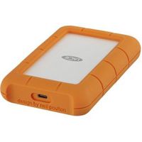 LaCie Rugged USB-C externe harde schijf 4000 GB Oranje, Zilver - thumbnail