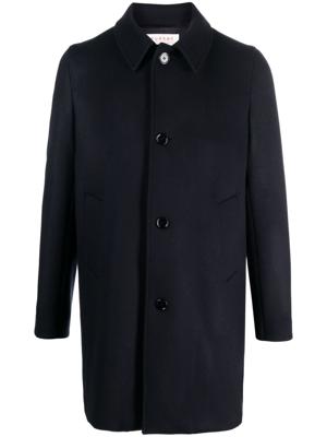FURSAC Trenchcoat met klassieke kraag - Blauw