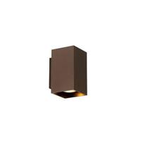 QAZQA Moderne wandlamp donkerbrons vierkant 2-lichts - Sandy - thumbnail