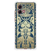 Motorola Moto G84 Case Beige Flowers - thumbnail