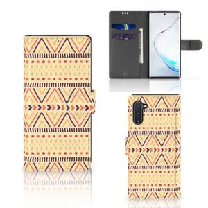 Samsung Galaxy Note 10 Telefoon Hoesje Aztec Yellow