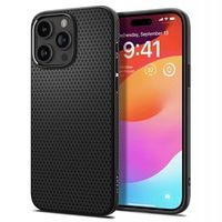 iPhone 15 Pro Spigen Liquid Air TPU Hoesje - Zwart