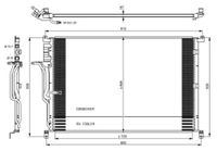 Condensor, airconditioning 35923