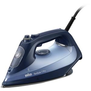 Braun TexStyle 7 Pro SI7160BL strijkijzer Stoomstrijkijzer SteamGlide Advanced 3000 W Zwart