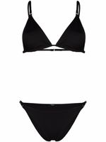 Noire Swimwear bikini à bonnets triangles