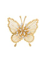 Monet Pre-Owned broche à design papillon - Or