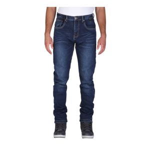 MODEKA Sonic Mono, Motorjeans heren, Soft Wash Donker Blauw Lengte 34