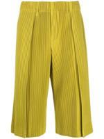 Homme Plissé Issey Miyake Bermuda shorts - Groen
