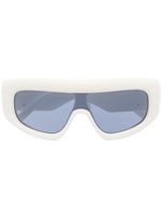 Palm Angels Eyewear lunettes de soleil oversize Carmel - Blanc - thumbnail