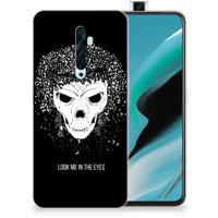 Silicone Back Case OPPO Reno2 Z Skull Hair