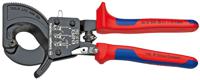 Knipex Knipex-Werk 95 31 250 Ratel-kabelsnijder Geschikt voor (striptechniek) Aluminium- en koperkabel, een- en meerdraads 32 mm 240 mm²