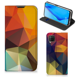 Huawei P40 Lite Stand Case Polygon Color